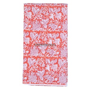 Tela estampada de bloque manual de algodón 100%, textil de tapicería con patrón indio para confección de manualidades, costura, camisa y bolso para hombre de grado A - Product Image 1