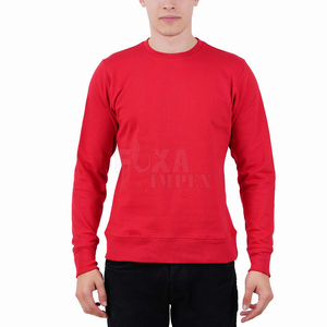 Men's Fleece Lined Long Sleeve Crewneck Sweatshirt Free Sample Casual Warm Pullover Winter and Fall Stylish Wear <b>Perfect</b> <b>Fit</b> - Product Image 2