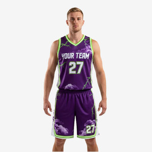 Unisex Front V-neck Sleeveless Basketball Uniform Quick Dry Sportswear Custom Unique Design High Quality Basketball Uniform - Product Image 4