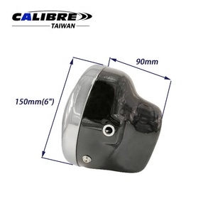 Outils pour moto TAIWAN CALIBRE, phare à lentille miroir plaqué 6 pouces pour Honda Monkey 51/2 - Product Image 2