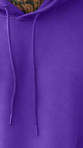 Vente en gros de sweats à capuche pour hommes de qualité supérieure, en molleton épais 480-500 GSM, brossé, 65% coton, 35% polyester, doublé, taille surdimensionnée - Product Image 4