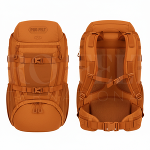 Hot Selling Nylon Custom Large Capacity Waterproof Travel <b>Backpack</b> Ergonomic Multi Compartment Carry Bag Padded Back Support - Product Image 3