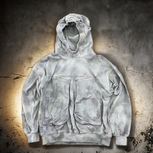 Haute Qualité Vintage Tie Dye DItressed Hoodie Coton Logo Personnalisé Streetwear Poids Lourd 100% coton Pull Hommes Hoodies - Product Image 2