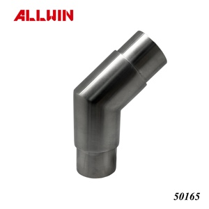 Raccords de tuyaux de connecteur de tube de coude de garde-corps en verre d'angle de 90 degrés - Product Image 5