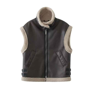Leather Vest for Men Biker Waistcoat Style Mens Stylish Leather Vest Cowhide Waistcoat Leather Vest - Product Image 1