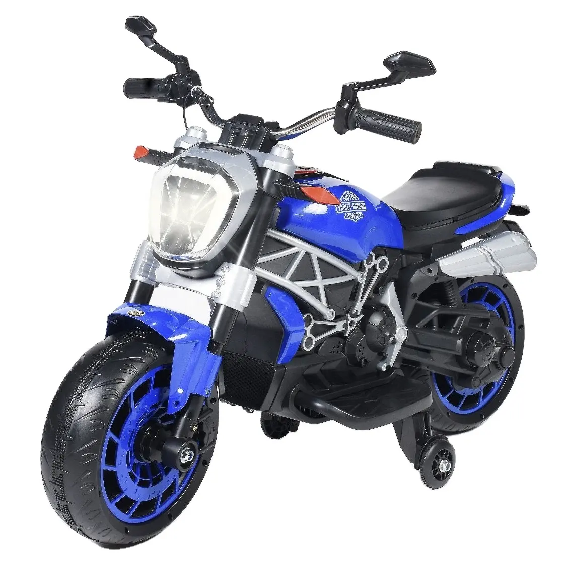 O azul e o preto clássicos caçoam a bicicleta elétrica da motocicleta com modo da carga máxima 35 kg equitação única movimentação dianteira e reversa