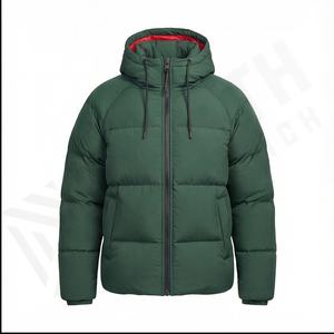 Veste bouffante imprimée OEM personnalisée pour hommes veste d'hiver décontractée avec logo personnalisé pour hommes avec poches mode masculine vente en gros - Product Image 2