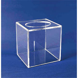 Boîte à serviettes en acrylique transparent moderne, distributeur de mouchoirs en plastique transparent, organisateur de bureau pour la maison, l'hôtel, le bureau, décoration - Product Image 5