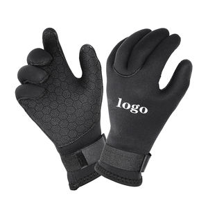 Gants d'eau en néoprène 3mm 5mm à cinq doigts, chauds, pour la plongée sous-marine, la plongée avec tuba, le surf, OEM ODM - Product Image 1