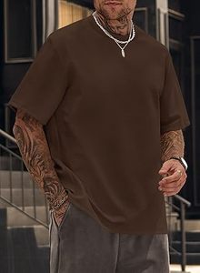 Camisetas Casuales de Manga Corta para Hombre, Cuello Redondo, Corte Ajustado, Algodón Elástico de Alta Calidad, Ecológicas y Transpirables, 180g - Product Image 2