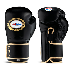 Guantes de Boxeo de Artes Marciales con Cordones, Nuevo Estilo, Alta Calidad, Wolon OEM ODM, Logotipo Personalizado de Fábrica, 10oz 12oz - Product Image 2
