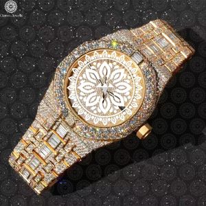 Reloj de Lujo para Mujer Charm Jewels, Dorado, Forma Tonneau, 38mm, Bisel con Diamantes, Cuarzo Analógico, Cierre de Mariposa, Brazalete de Moda - Product Image 4