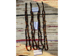 Tasbih/Misbaha de 99 cuentas de cuerno de búfalo redondo pulido, rústico, islámico, moderno, ecológico, religioso de ILAHI, Uttar Pradesh - Product Image 5