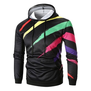 Offre Spéciale Produits Sweat à capuche personnalisé imprimé pour hommes Coton Polyester Manches complètes Sweat à capuche personnalisé pour hommes Sublimation - Product Image 1