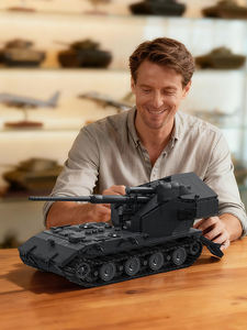 Waffentrager - Juego de Bloques de Construcción de Tanque Pesado Alemán E-100 de la Segunda Guerra Mundial, para Niños y Regalos - Product Image 2