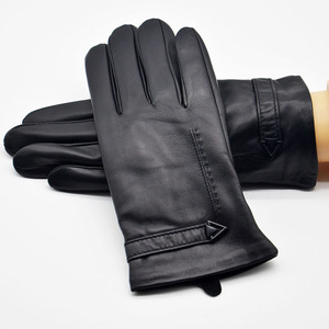 Guantes de Cuero de Invierno Hechos a Medida, con Pantalla Táctil, Transpirables, Cálidos, Servicio OEM, Precio Económico al por Mayor - Product Image 3