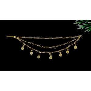 New Design Gold Plaetd Ear Chain for Engagement <b>Wedding</b> <b>Gift</b> Style Indian Traditional Ideal For <b>Wedding</b> Festive Occasions - Product Image 3