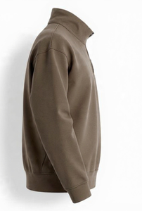 Sudadera Oversize de Algodón y Poliéster de Color Liso para Hombre, Estilo Urbano, Venta al por Mayor, para la Temporada de Otoño - Product Image 3