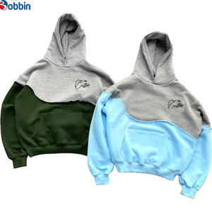 Sudadera con Capucha Oversize de Impresión Digital 100% para Hombre, Sudadera Bicolor para Mujer, Ajuste Holgado con Hombros Caídos - Product Image 5