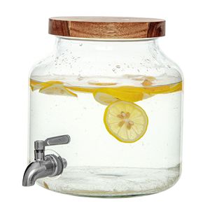 Dispenser per Bevande in Vetro da 1,5 Galloni, Confezione da 2, Dispenser per Succhi e Birra in Acrilico, Refrigerazione a Ghiaccio, Filtro Riutilizzabile, Capacità 6L/3L - Product Image 3