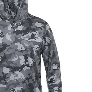 Ropa de Pesca Sublimada con Protección Solar UPF 50+, Camisetas de Manga Larga de Secado Rápido, 100% Poliéster, Ropa de Pesca con Capucha y Estampado de Camuflaje - Product Image 2