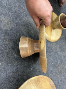 Base para Pastel de Madera Natural Ecológica, Hecha a Mano, con Logotipo Personalizado, Elegante, para Decoración, Artesanía, Servir Pastel de Bodas - Product Image 2