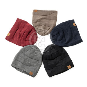 Servicio OEM: Diseña tus propios gorros de punto para venta en línea 2026. Gorros de punto jacquard personalizados con logo para correr en invierno. - Product Image 5