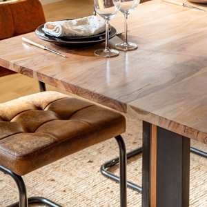 Mesa de comedor Vandana Nimbus Merino de madera de acacia - Product Image 3