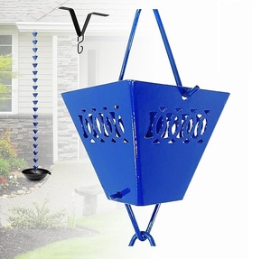 Cadena de Lluvia de Metal con Diseño de Copa para Flujo de Agua en Techos, Accesorio Decorativo Colgante para Jardín Exterior, Marca Privada - Product Image 1