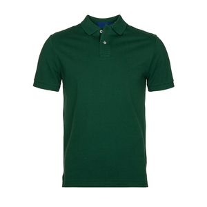 Camisetas de Golf para Hombre de Primera Calidad, Manga Corta, Transpirables, 100% Algodón, Tejido de Punto, Logotipo Personalizado, Estampado Informal, OEM - Product Image 1
