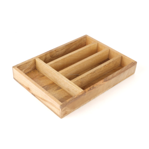 Food Serving Platter Wooden Tray <b>Square</b> With Curved <b>Edges</b> Plywood Outcome Hot Selling European Style Easy Hand Grip Kitchen Item - Product Image 1