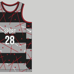 Uniforme de Baloncesto sin Mangas de Secado Rápido, 100% Poliéster, de Alta Calidad, con Diseño de Logotipo Personalizado para Adultos, Precio al por Mayor, Transpirable - Product Image 2