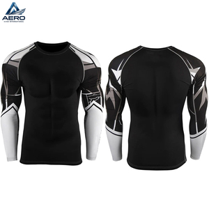Camiseta Deportiva de Compresión al Por Mayor, Personalizada, de Spandex y Nailon, al Mejor Precio, de Secado Rápido, para Adultos - Product Image 5