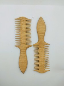 Indian Handicraft Double sided Wooden hair Care Comb For Hair Growth and Vintage Design Home <b>Decor</b> <b>Bedroom</b> <b>Accessory</b> - Product Image 4