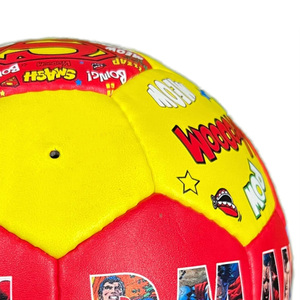 Balón de Fútbol de Cuero PU Tamaño 4 Personalizado, Cosido a Máquina, Balón de Entrenamiento Duradero, Balón de Práctica para Partidos, Venta al Por Mayor OEM - Product Image 5