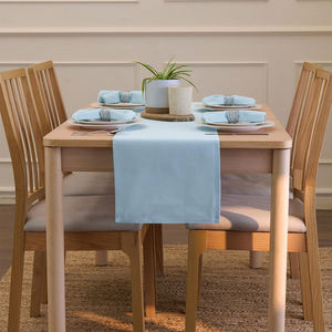 Premium 100% Cotton Solid Color Table Runner Customized Print Modern Design for Home & Dining - Product Image 5