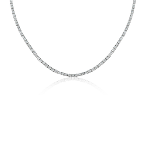 Cadena de Plata de Ley Chapada en Oro con Diamantes Redondos de Corte Brillante Cultivados en Laboratorio, Cadena Hip Hop de 14k para Unisex, Accesorio de Moda - Product Image 1