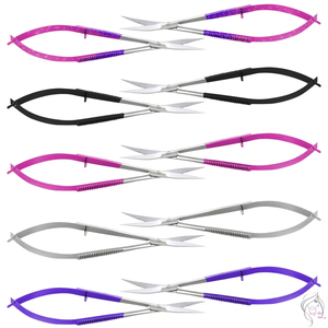 Ciseaux à cuticules professionnels, coupe-peaux mortes, en acier inoxydable, outil de manucure de pointe, design moderne et personnalisé. - Product Image 1