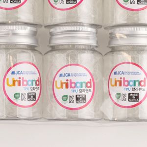 Élastiques à cheveux Uniband TPU, haute qualité, fabriqués en Corée, conditionnés en bouteille - Product Image 1