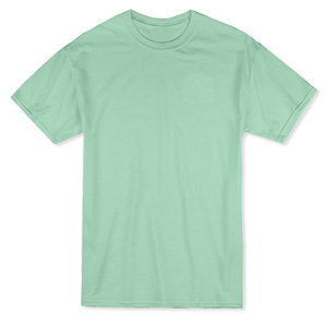 เสื้อยืดสีน้ำเงินพิมพ์ลายตัวอักษรสีแดงด้านหน้า แขนสั้น คอกลม ผ้าเจอร์ซีย์คอตตอน ทรงปกติ สำหรับผู้ชาย - Product Image 2