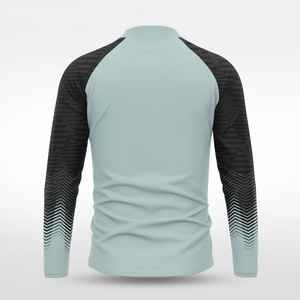 Veste de coach personnalisée à fermeture éclair 1/4, patchwork par sublimation, pour homme, en nylon et polyester léger, pour sports de plein air et entraînement - Product Image 6