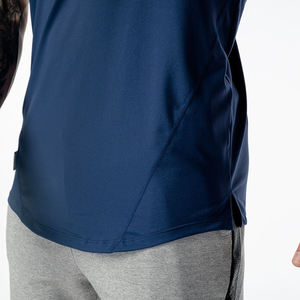 Débardeur de sport slim pour homme de haute qualité avec capuche, en coton respirant, style décontracté, imprimé personnalisé - Product Image 3