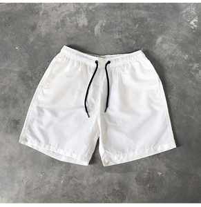 Nouveauté été, short de course pour homme 100% coton, taille mi-haute, motif uni, haute qualité, poches latérales - Product Image 3