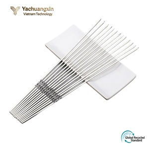 Stainless Steel <b>BBQ</b> Stick Flat Stick Outdoor Lamb Skewers <b>BBQ</b> Stick Steel Stick Iron Stick Round Stick Full Set of <b>Tools</b> <b>BBQ</b> Nee - Product Image 1