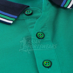 เสื้อโปโลผู้ชายผ้าฝ้ายลำลอง ใส่สบาย ดีไซน์สำหรับฤดูร้อน เสื้อโปโลผู้ชายทรงพอดีตัว - Product Image 6