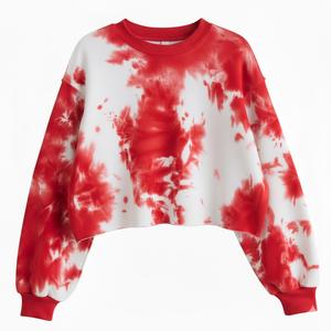 Wholesale Custom Made Women's Solid Color round neck women's hoodies, hoodies women, women's sweatshirt - Product Image 3