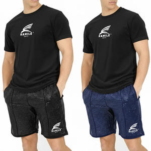 Conjuntos de Dos Piezas Personalizados para Hombre, Tejidos de Secado Rápido, Ropa Casual con Camiseta Estampada y Pantalones Cortos en Oferta - Product Image 5