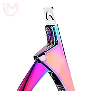 Cortauñas Profesional de Acero Inoxidable con Hoja Curva, Herramienta de Manicura para Arte de Uñas, Recortador de Puntas de Uñas Postizas, Cortador de Bordes Portátil - Product Image 2