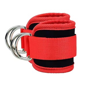 Heavy Duty Ankle Straps Leg Pulley Attachment Gym Fitness Glute <b>Builder</b> Kickback Exercise Cuffs Resistance Bands Equipment Item - Product Image 1