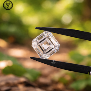 Diamant de laboratoire taille Asscher 5,00 carats, couleur E, clarté VVS2, diamants en vrac certifiés IGI, prêts à être expédiés, vente en gros - Product Image 1